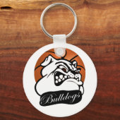 Porte-clés Bulldog School Mascotte de basket-ball (Recto)