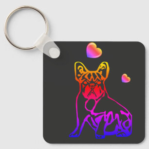 Porte-clés Bulldogge Comic