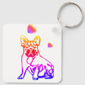 Porte-clés Bulldogge Comic (Dos)