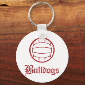 Porte-clés Bulldogs de volley (Recto)