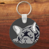 Porte-clés Bulldogs français (Recto)