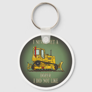 Porte-clés Bulldozer Dozer Operator Quote Key Chain