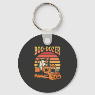 Porte-clés Bulldozer fantôme de Halloween Boo-Dozer Citrouill