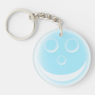 Porte-clés Bulle souriante