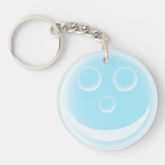 Porte-clés Bulle souriante (Devant)