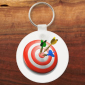 Porte-clés Bulles de fléchettes 3DPorte - cléOEIL (Recto)