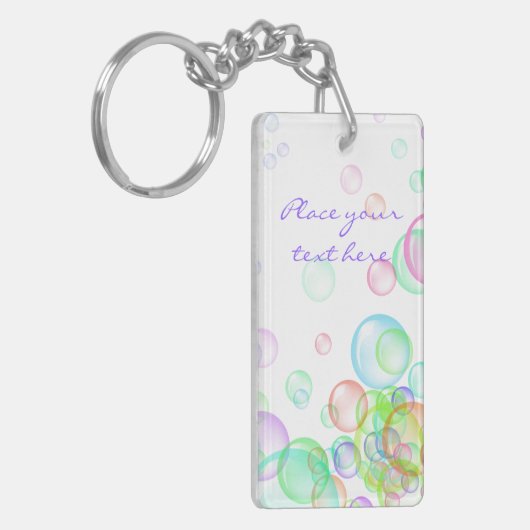 Porte-clés Bulles de savon (Devant gauche)