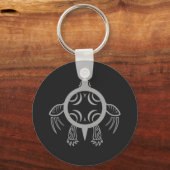 Porte-clés Bulles de tortues marines (Recto)