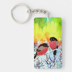 Porte-clés Bullfinch Birds