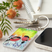 Porte-clés Bullfinch Birds (Devant droit)