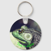Porte-clés Bullfrog Thoughts Nature Personnalisée (Recto)