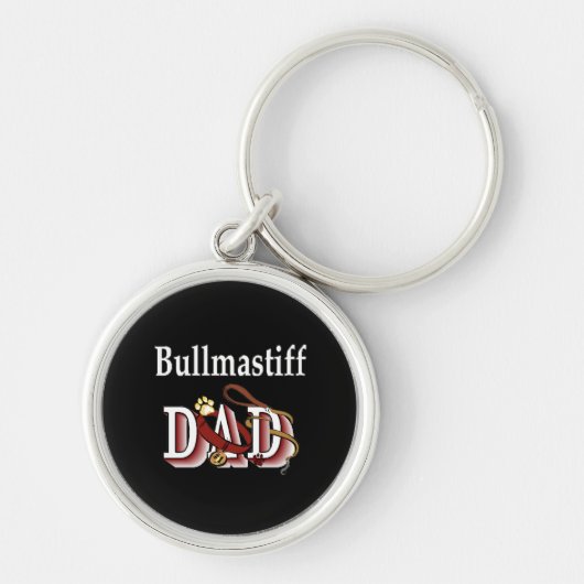 Porte-clés Bullmastiff Papa (Devant)