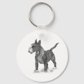 Porte-clés Bullterrier (Recto)
