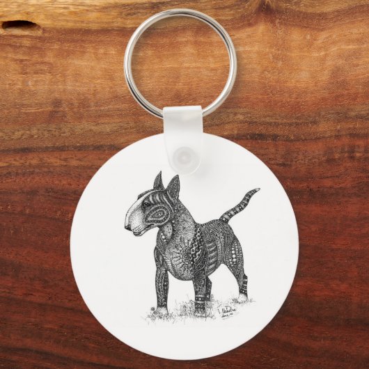 Porte-clés Bullterrier Keychain (Recto)