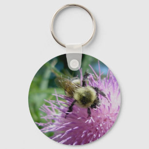 Porte-clés Bumble Bee on Thistle Porte - clé