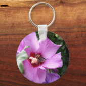 Porte-clés Bumblebebe sur la fleur d'Hibiscus (Recto)
