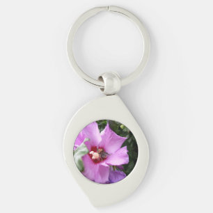 Porte-clés Bumblebebe sur la fleur d'Hibiscus