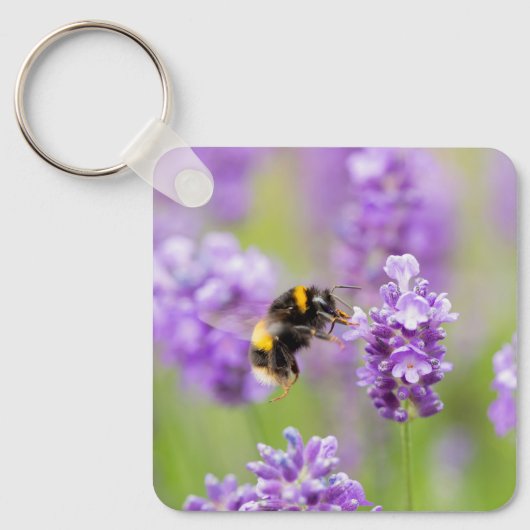 Porte-clés Bumblebebe Sur Lavender (Recto)