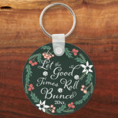 Porte-clés Bunco Christmas Dice Flowers (Recto)