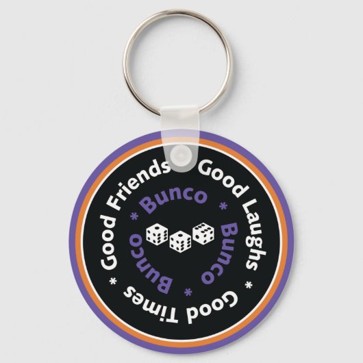 Porte-clés Bunco Good Friends - Violet (Recto)