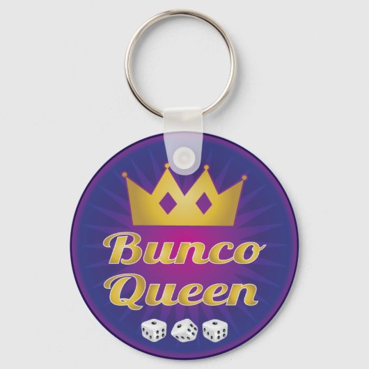 Porte-clés Bunco Queen Crown et Dice (Recto)