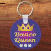 Porte-clés Bunco Queen Crown et Dice (Recto)