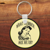 Porte-clés Bunco Quel Nombre Sommes-Nous Sur #2 (Recto)