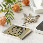 Porte-clés Bungee Jumping Mariage cadeau (Côté)