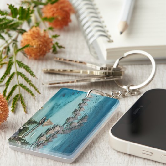 Porte-clés Bunglows de Beachcomber Hotel (Devant droit)