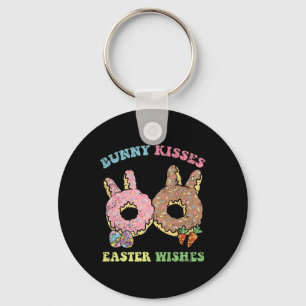 Porte-clés Bunny Baisers Pâques Souhaits Lapin Donut chasse a