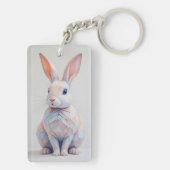 Porte-clés Bunny Basse-Poly Pastel (Dos)