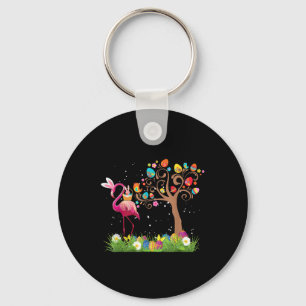 Porte-clés Bunny Flamingo Easter   Cute Flamingo Lovers