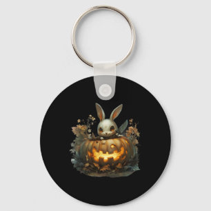 Porte-clés Bunny Mayhem Déplaisant Halloween Bunny Citrouille