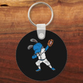 Porte-clés Bunny Rabbit Dab Baseball Pâques Sport Pitcher Boy (Recto)