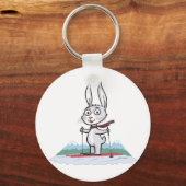 Porte-clés Bunny Skiing (Recto)