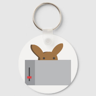 Porte-clés bunny toaster