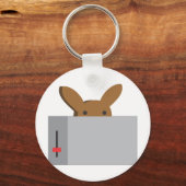 Porte-clés bunny toaster (Recto)