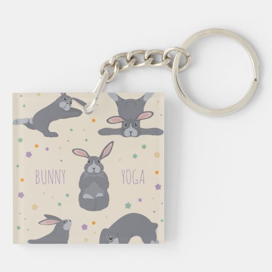 Porte-clés Bunny Yoga (Dos)