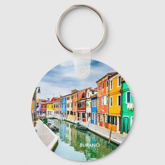 Porte-clés Burano, Italie (Recto)