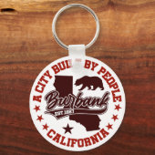 Porte-clés Burbank, Californie (Verso)