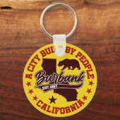 Porte-clés Burbank, Californie (Recto)