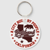 Porte-clés Burbank, Californie (Verso)
