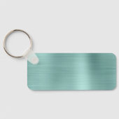 Porte-clés Bureau de poste en feuille de turquoise pâle (Verso)