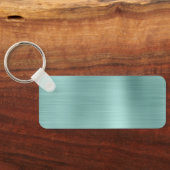 Porte-clés Bureau de poste en feuille de turquoise pâle (Verso)