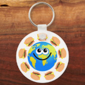Porte-clés Burger Globe (Recto)