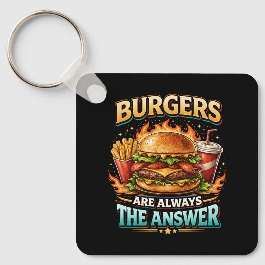 Porte-clés Burgers Are Always the Answer (Recto)