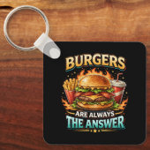 Porte-clés Burgers Are Always the Answer (Recto)