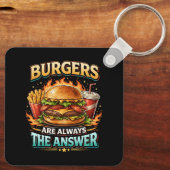 Porte-clés Burgers Are Always the Answer (Verso)