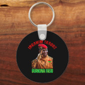Porte-clés Burkina Faso - Ibrahim Traoré Thomas Sankara (Recto)