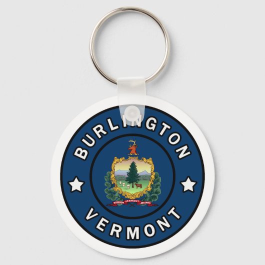 Porte-clés Burlington Vermont (Recto)
